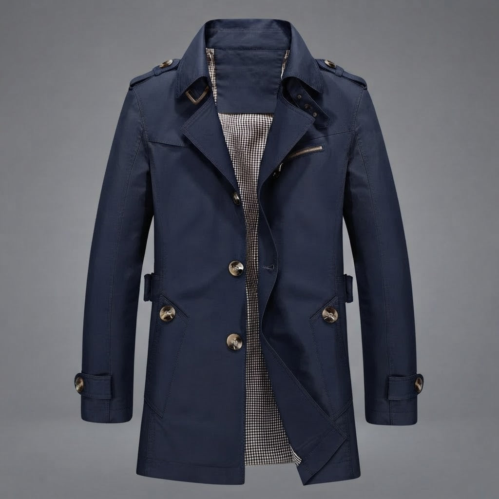 Trench Coat | Stylish Long Coat for Men