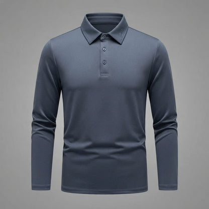 Men's Long Sleeve Polo Shirt | Regular Fit Casual Wear