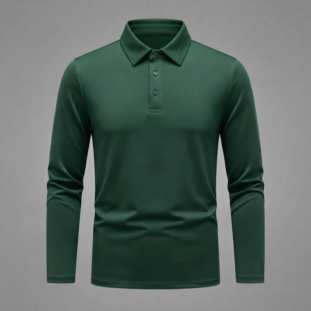 Men's Long Sleeve Polo Shirt | Regular Fit Casual Wear