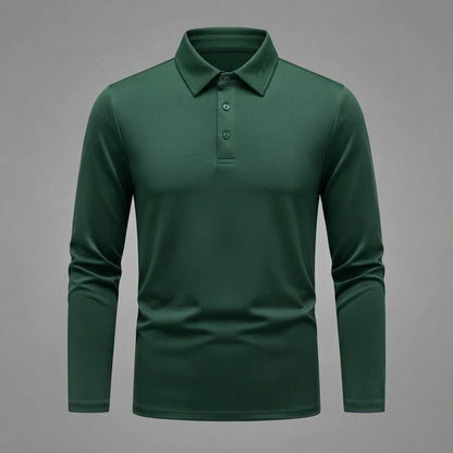 Men's Long Sleeve Polo Shirt | Regular Fit Casual Wear