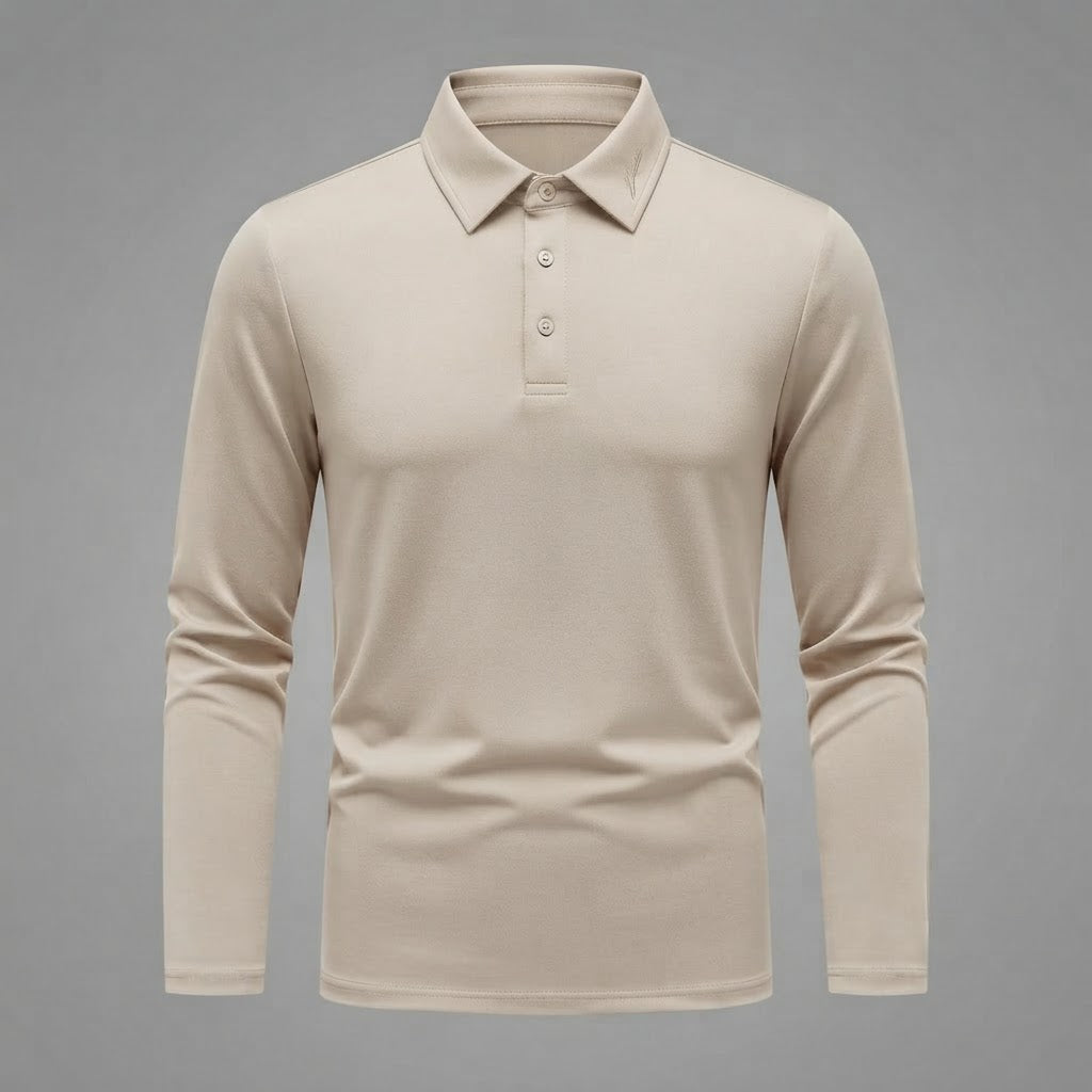 Men's Long Sleeve Polo Shirt | Regular Fit Casual Wear