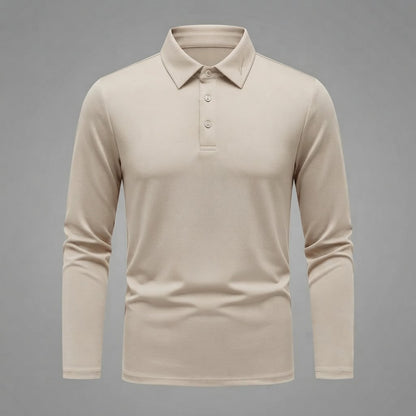 Men's Long Sleeve Polo Shirt | Regular Fit Casual Wear