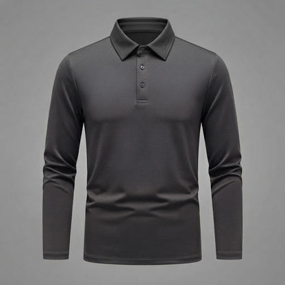 Men's Long Sleeve Polo Shirt | Regular Fit Casual Wear