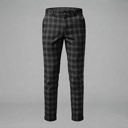 Oskar | Men's Checkered Trousers