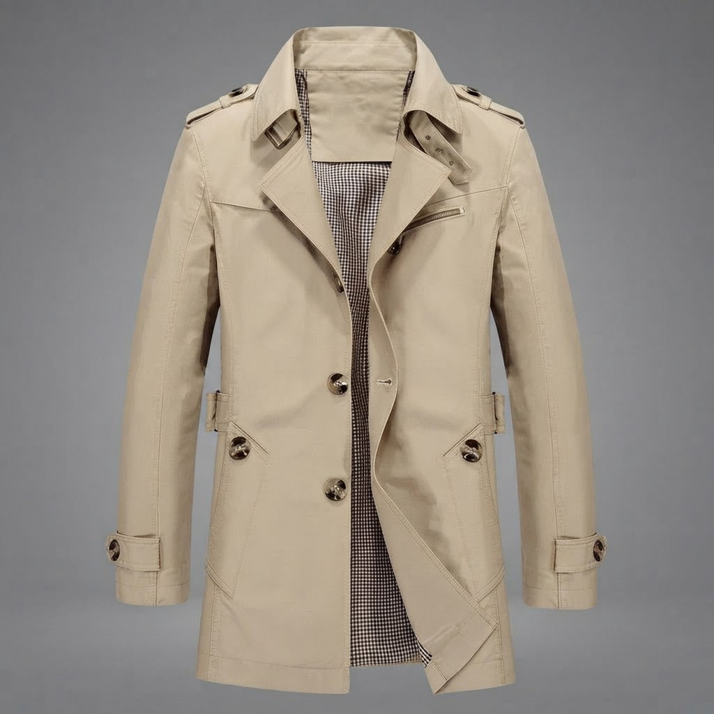 Trench Coat | Stylish Long Coat for Men